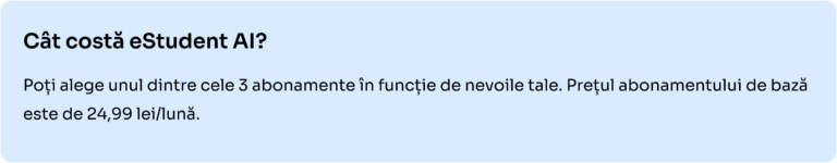 Poți alege unul dintre cele 3 abonamente în funcție de nevoile tale. Prețul abonamentului de bază este de 24,99 lei/lună.